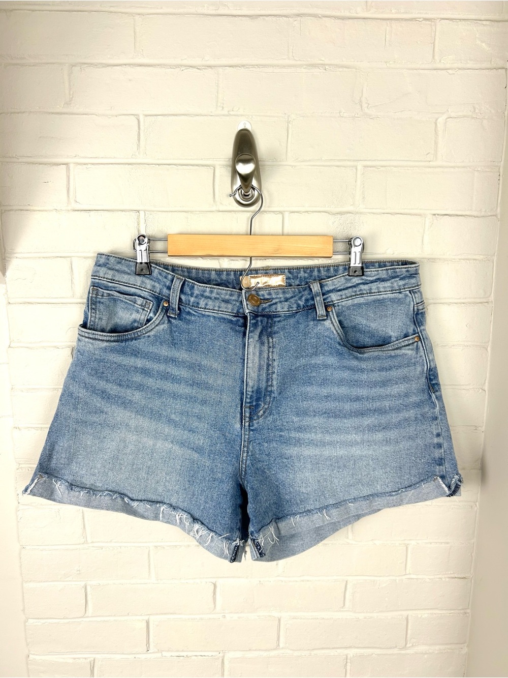 Kut From The Kloth Jane High Rise Denim Shorts Size 14